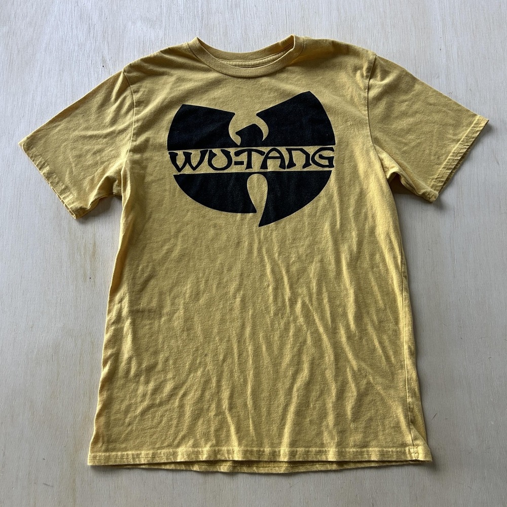 Wu-Tang Shirt Boys 18 Yellow Short Sleeve Graphic Tee T-Shirt Wu-Tang Clan